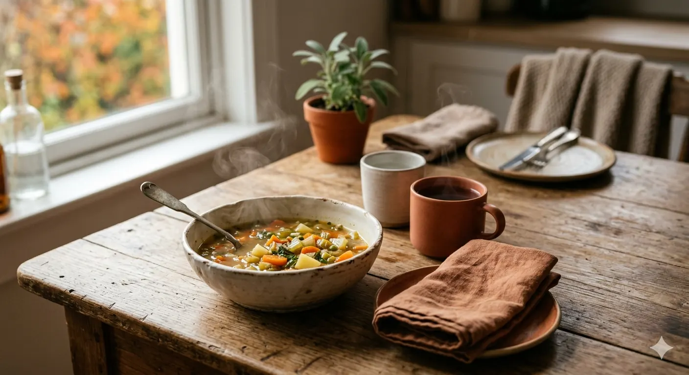 Étudiante AlterAges préparant un repas avec une personne âgée